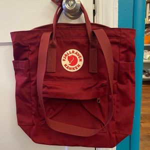 Fjallraven Kanken Totepack Ox Red Used Like New
